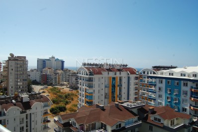 Двухэтажная квартира 3+1 в Тосмуре с видом на море и горы фото 9