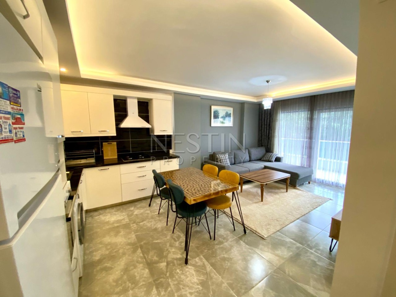 Квартира 1+1 в районе Каргыджак в 400 м от Средиземного моря фото 3