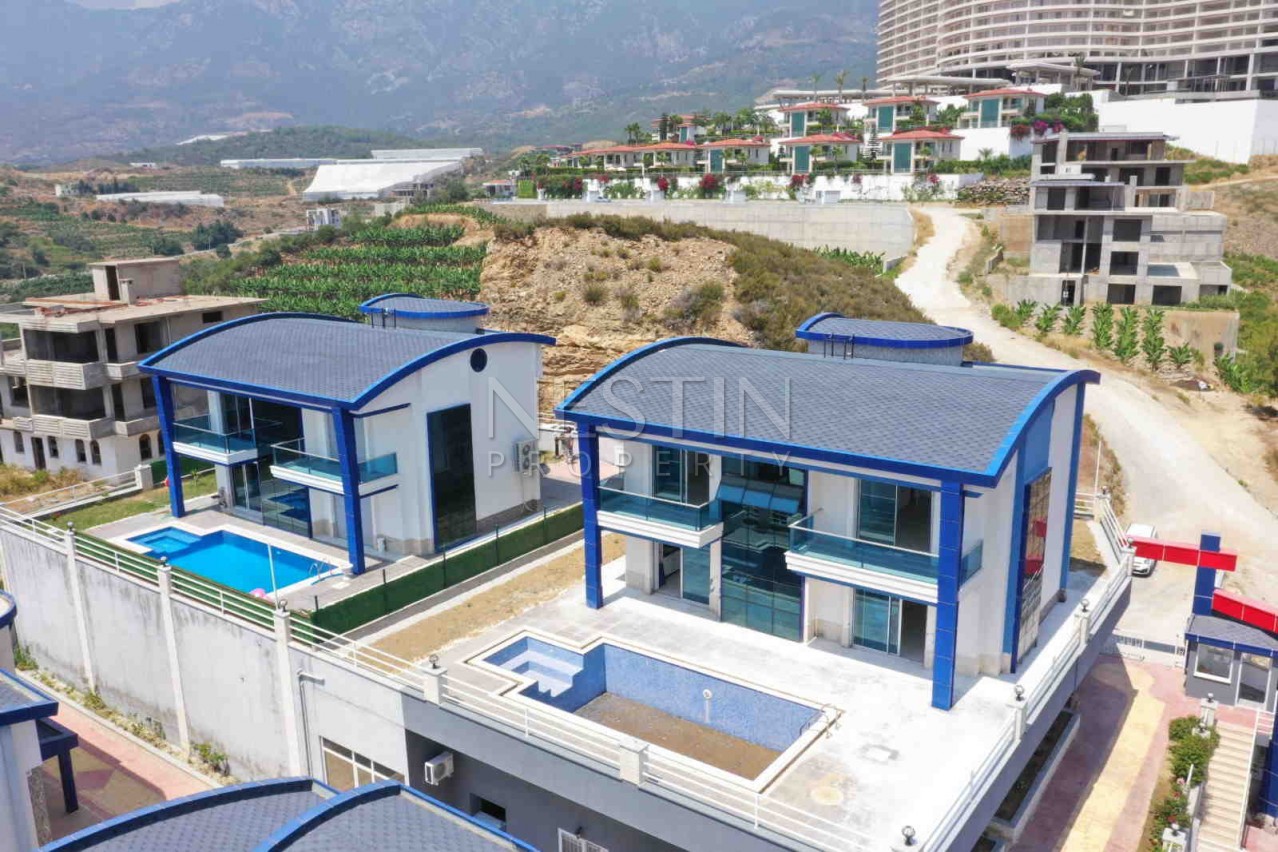 Вилла 4+1 в районе Каргыджак с панорамным видом на море фото 2