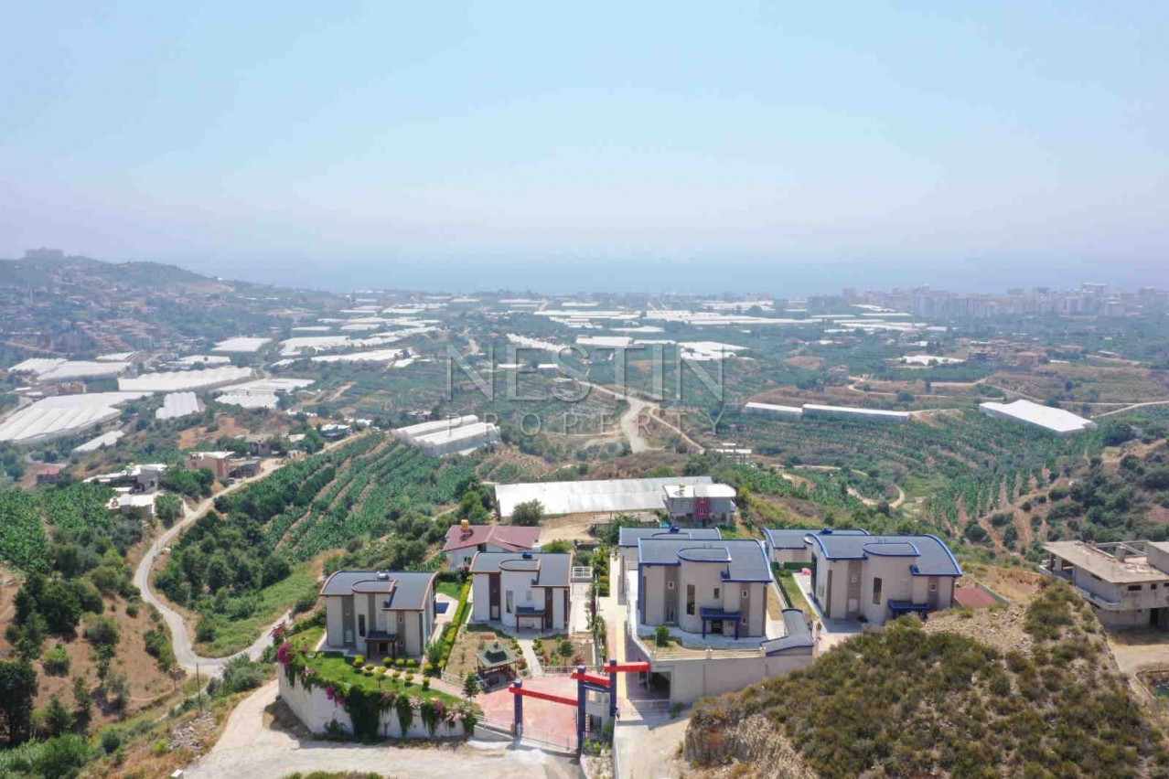 Вилла 4+1 в районе Каргыджак с панорамным видом на море фото 9