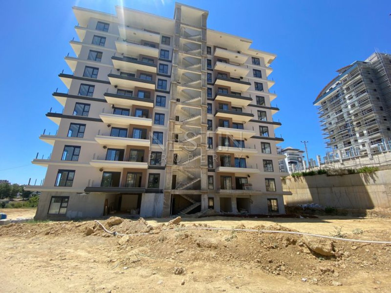 Квартира 1+1 в районе Авсаллар в 1300 метрах от Средиземного моря. фото 2