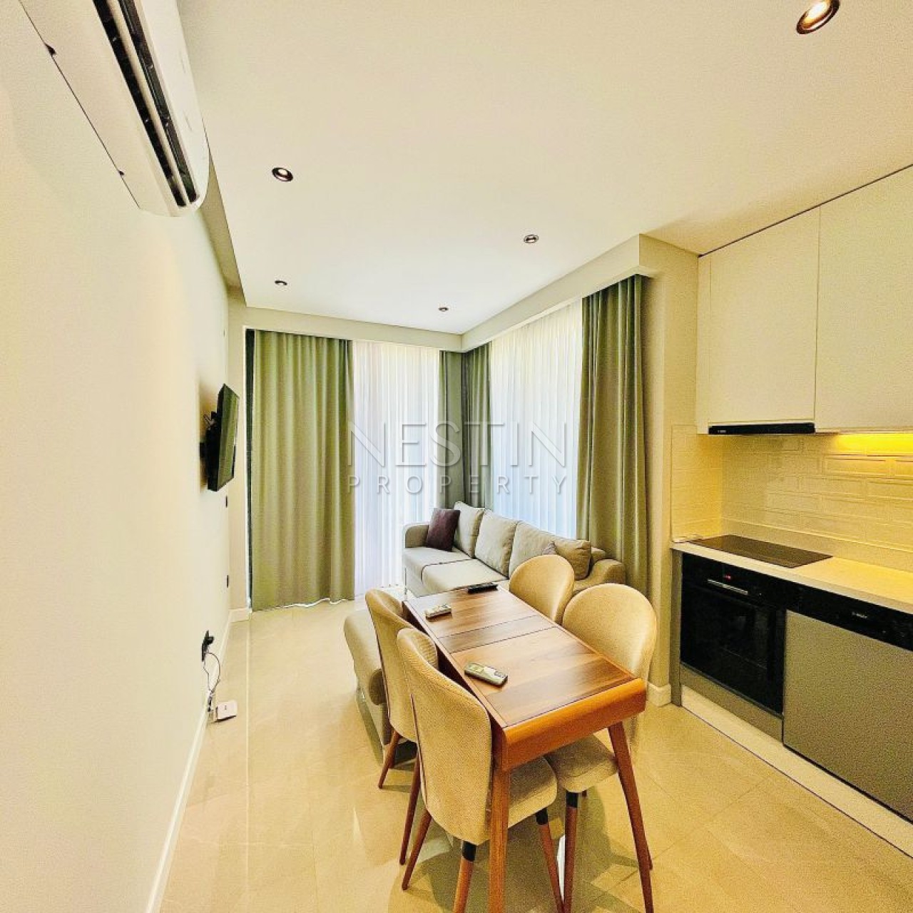 Kвартирa 1+1 в центре города Аланья в 75 м от пляжа Клеопатра фото 2