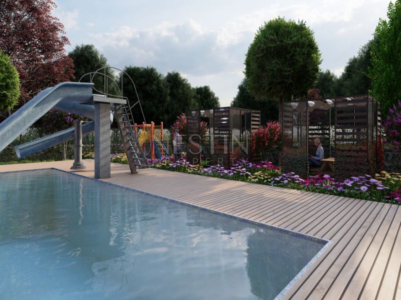 Новый проект на стадии строительства в районе Мезитли город Мерсин фото 12