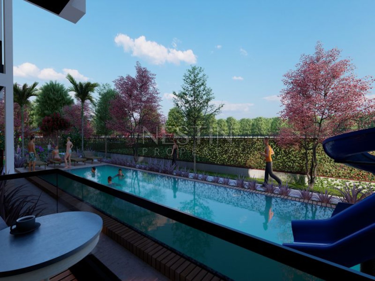 Новый проект на стадии строительства в городе Мерсин район Эрдемли фото 17