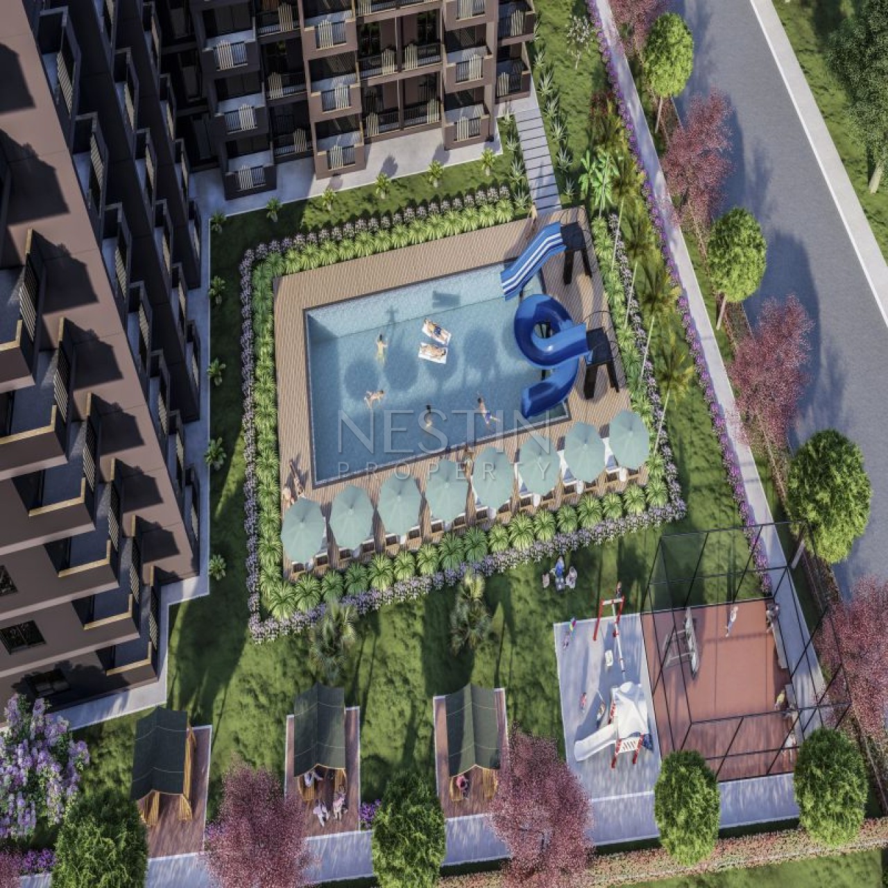 Новый проект на стадии строительства в городе Мерсин район Эрдемли фото 18