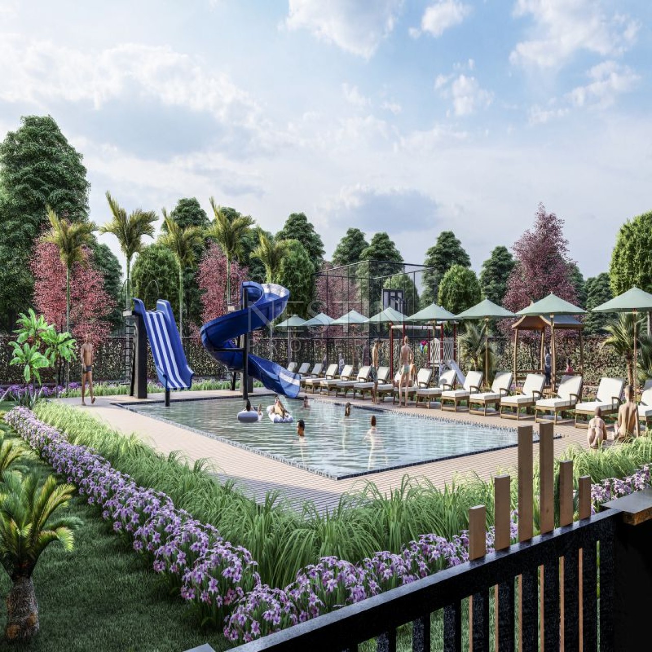 Новый проект на стадии строительства в городе Мерсин район Эрдемли фото 19