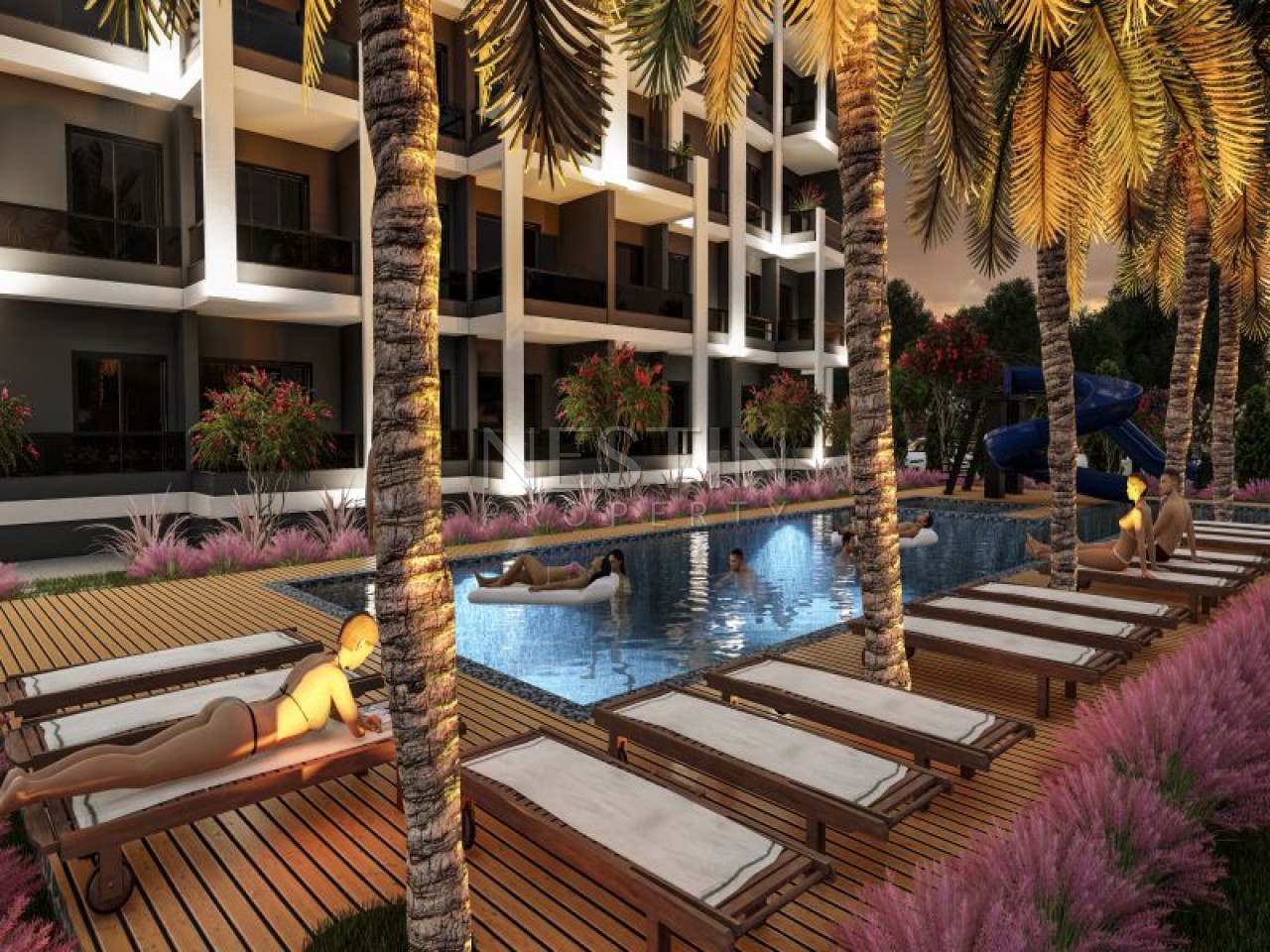 Квартиры 1+0 и 1+1 в нoвом жилoм кoмплeксе нa 1200 метрах oт мoря. фото 18