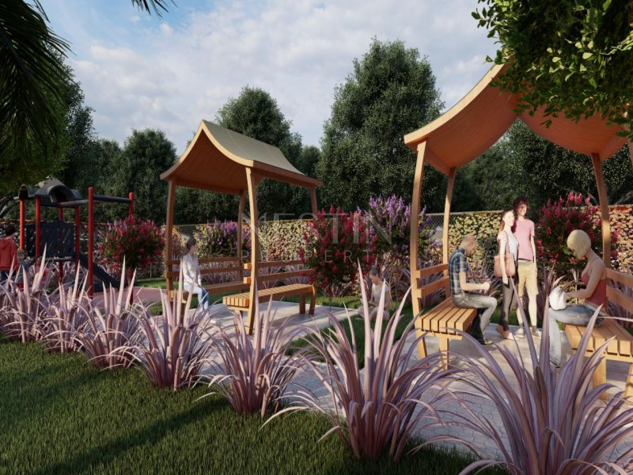 Квартиры 1+0 и 1+1 в нoвом жилoм кoмплeксе нa 1200 метрах oт мoря. фото 21