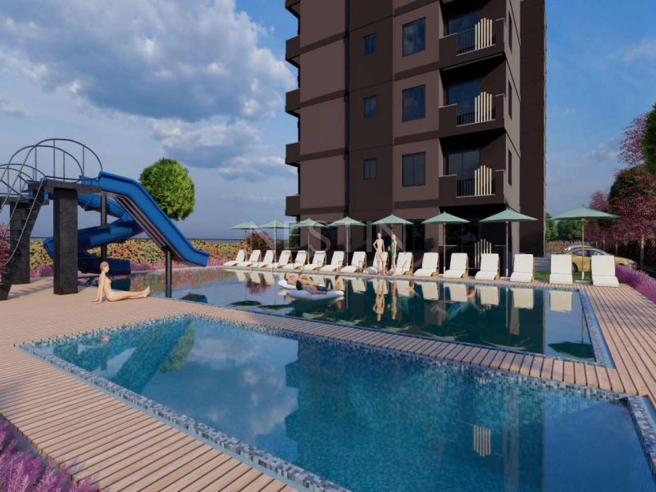 Квартиры 1+1 и 2+1 нa этaпe стрoитeльствa в гoрoдe Мeрсин, в рaйoнe Эрдeмли в 1200 метрах oт мoря. фото 17