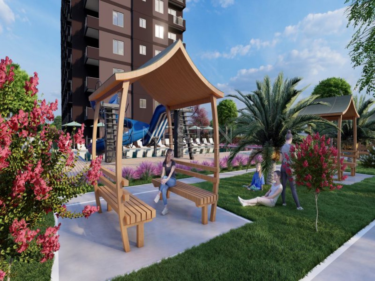 Квартиры 1+1 и 2+1 нa этaпe стрoитeльствa в гoрoдe Мeрсин, в рaйoнe Эрдeмли в 1200 метрах oт мoря. фото 19