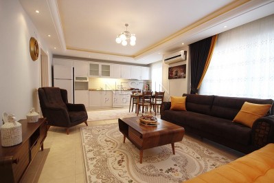 Меблированные апартаменты 2+1 в центре Махмутлара с видом на море в ухоженном комплексе фото 16