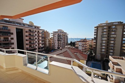 Меблированные апартаменты 2+1 в центре Махмутлара с видом на море в ухоженном комплексе фото 37