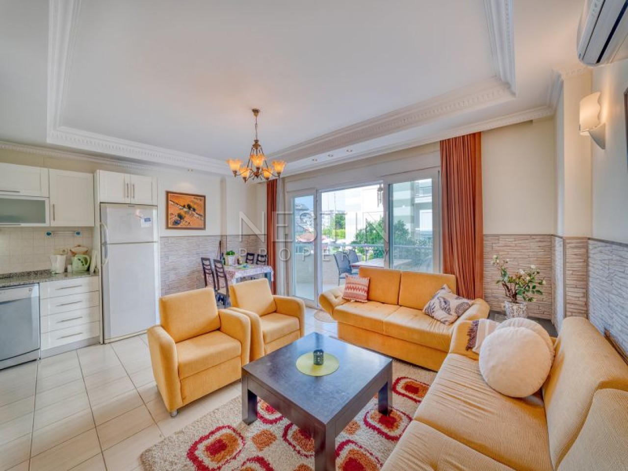 Квартира 2+1 в районе Оба в 1100 м от Средиземного моря фото 4