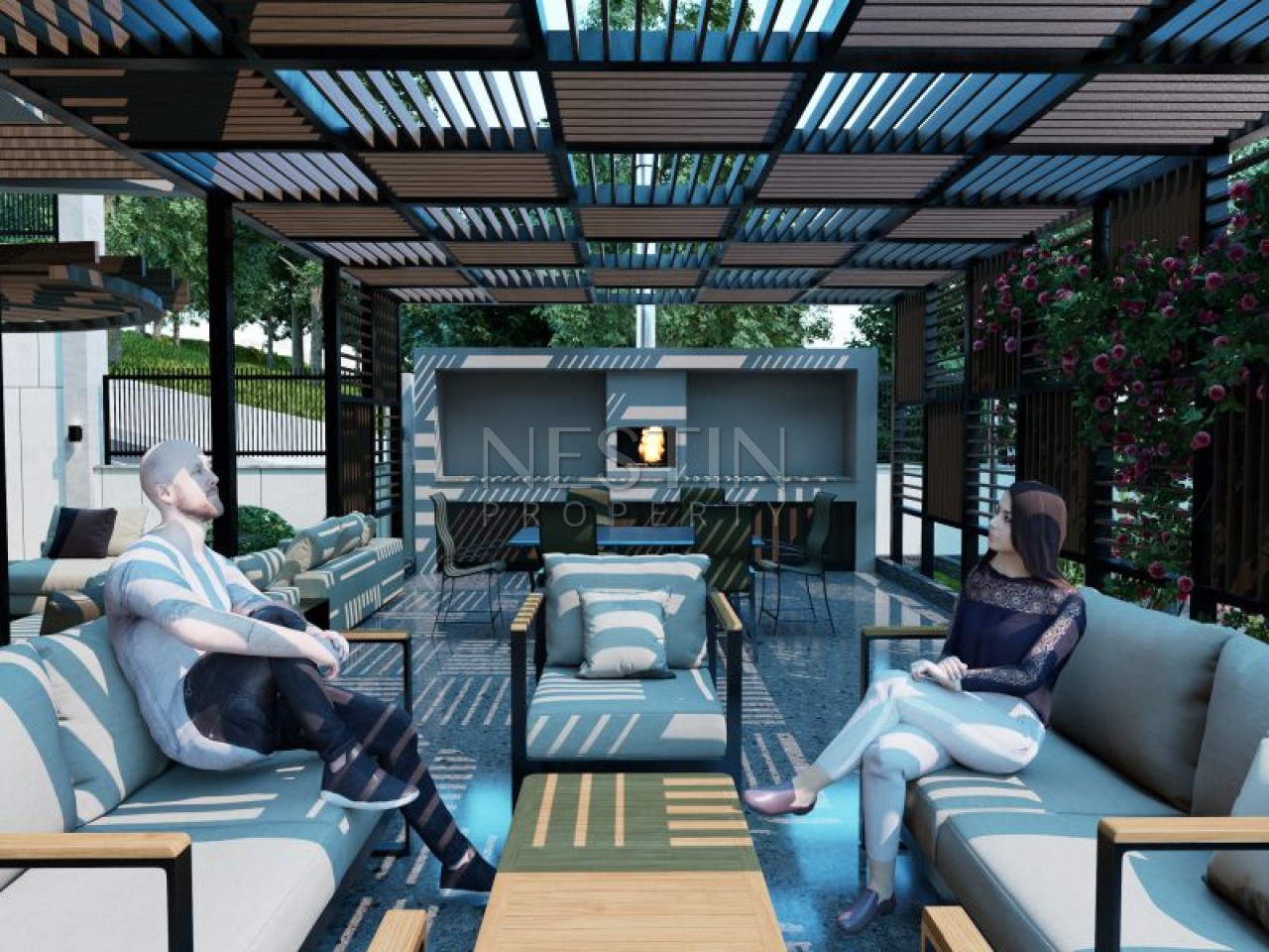 Новый жилой комплекс на стадии строительства в районе Демирташ фото 7