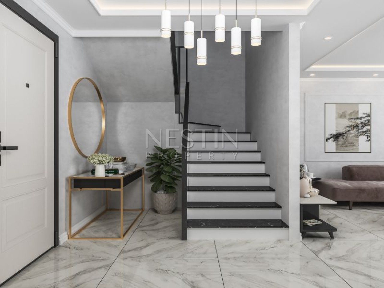 Новый жилой комплекс на стадии строительства в районе Демирташ фото 11