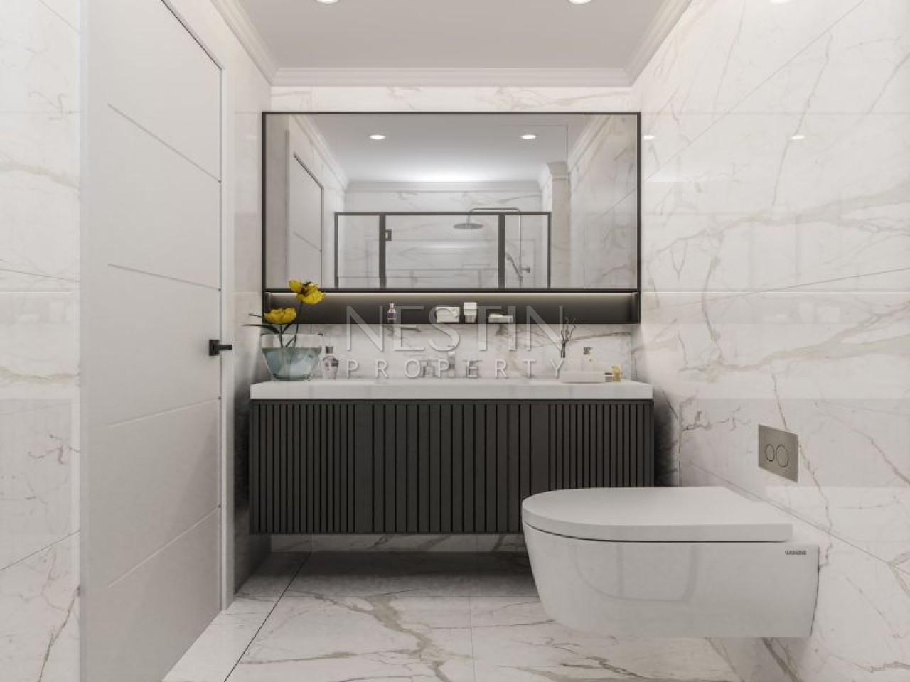 Новый жилой комплекс на стадии строительства в районе Демирташ фото 12