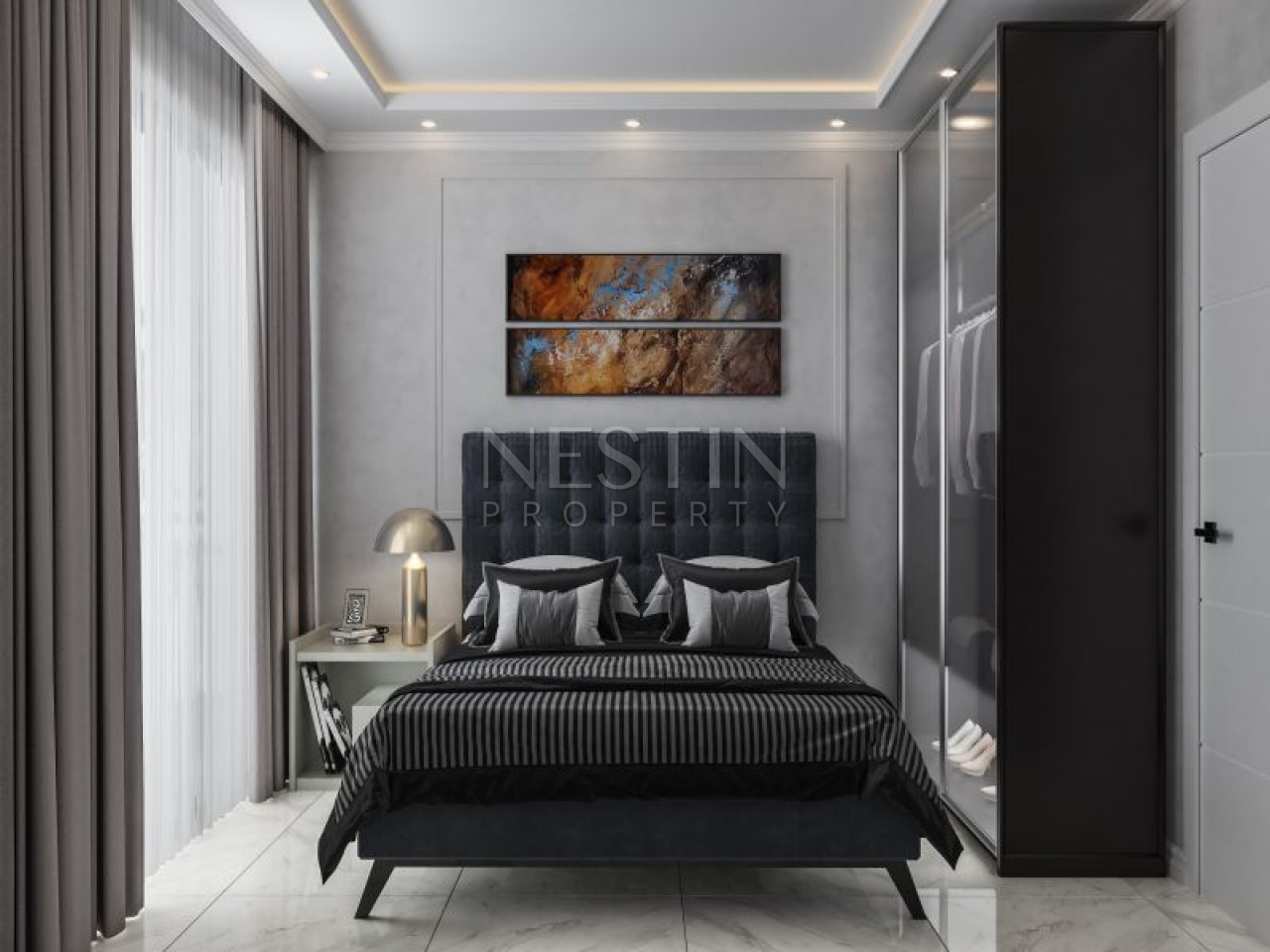 Новый жилой комплекс на стадии строительства в районе Демирташ фото 13