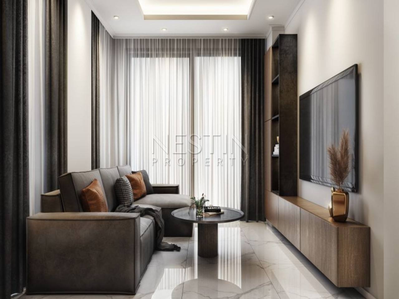 Новый жилой комплекс на стадии строительства в районе Демирташ фото 17