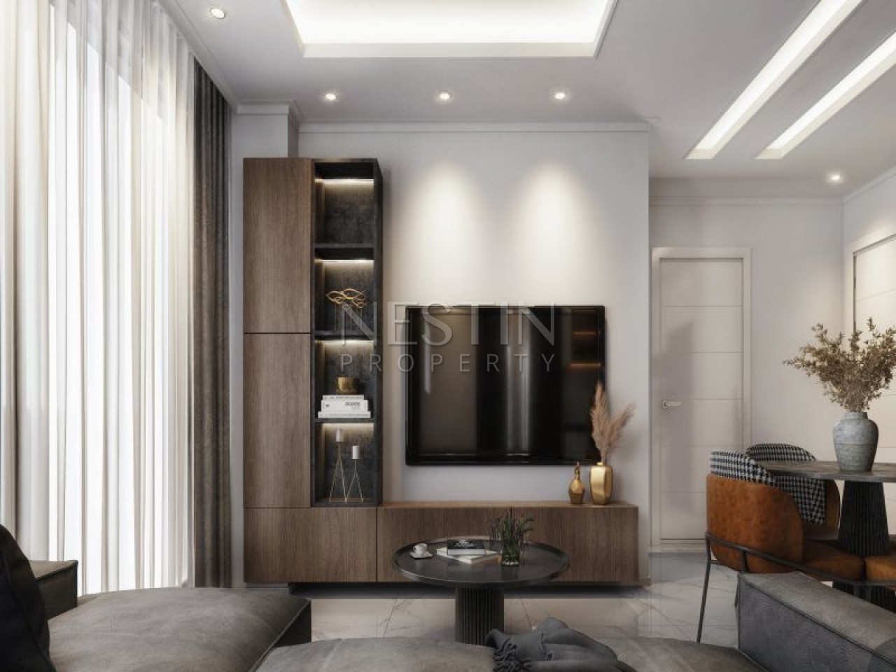 Новый жилой комплекс на стадии строительства в районе Демирташ фото 18