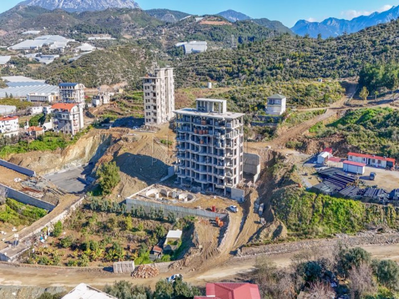 Новый жилой комплекс на стадии строительства в районе Демирташ фото 25