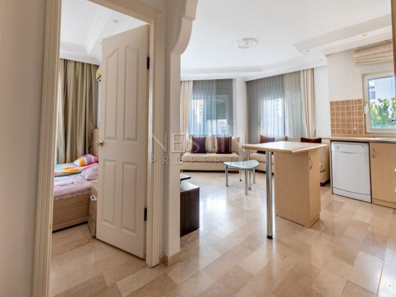 Квартира 2+1 в районе Тосмур в 650 м от Средиземного моря фото 10