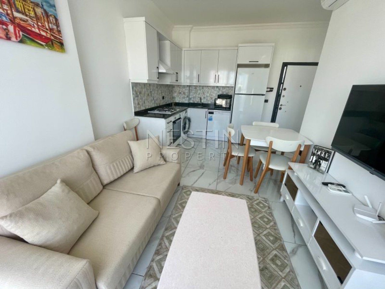 Квартира 1+1 в районе Оба в 900 м от Средиземного моря фото 4