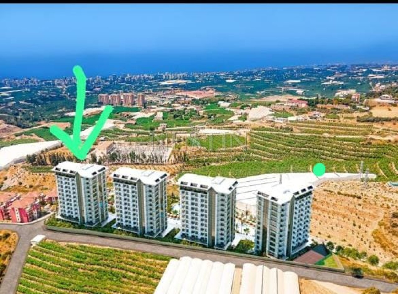 Квартира 1+1 в районе Махмутлар в новом ЖК в 2500 м от Средиземного моря фото 3