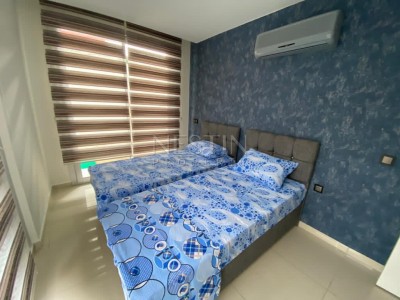 Двухуровневая квартира 2+1 с выходом в сад в Кестеле с мебелью фото 14