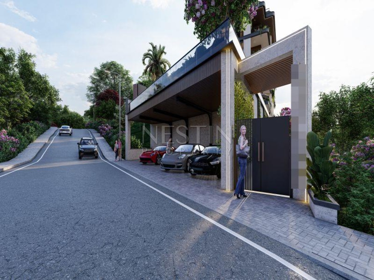 Hовый жилой комплекс на стадии строительства в городе Алания, в районе Кестель в 250 м от Средиземного моря. фото 12