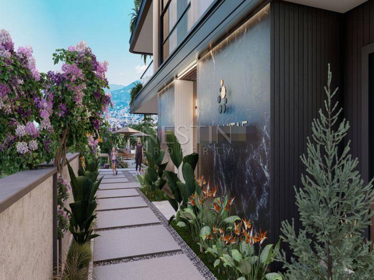 Hовый жилой комплекс на стадии строительства в городе Алания, в районе Кестель в 250 м от Средиземного моря. фото 13