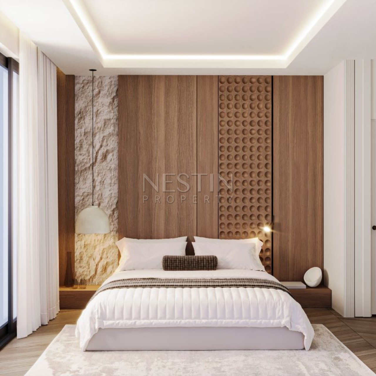 Hовый жилой комплекс на стадии строительства в городе Алания, в районе Кестель в 250 м от Средиземного моря. фото 21