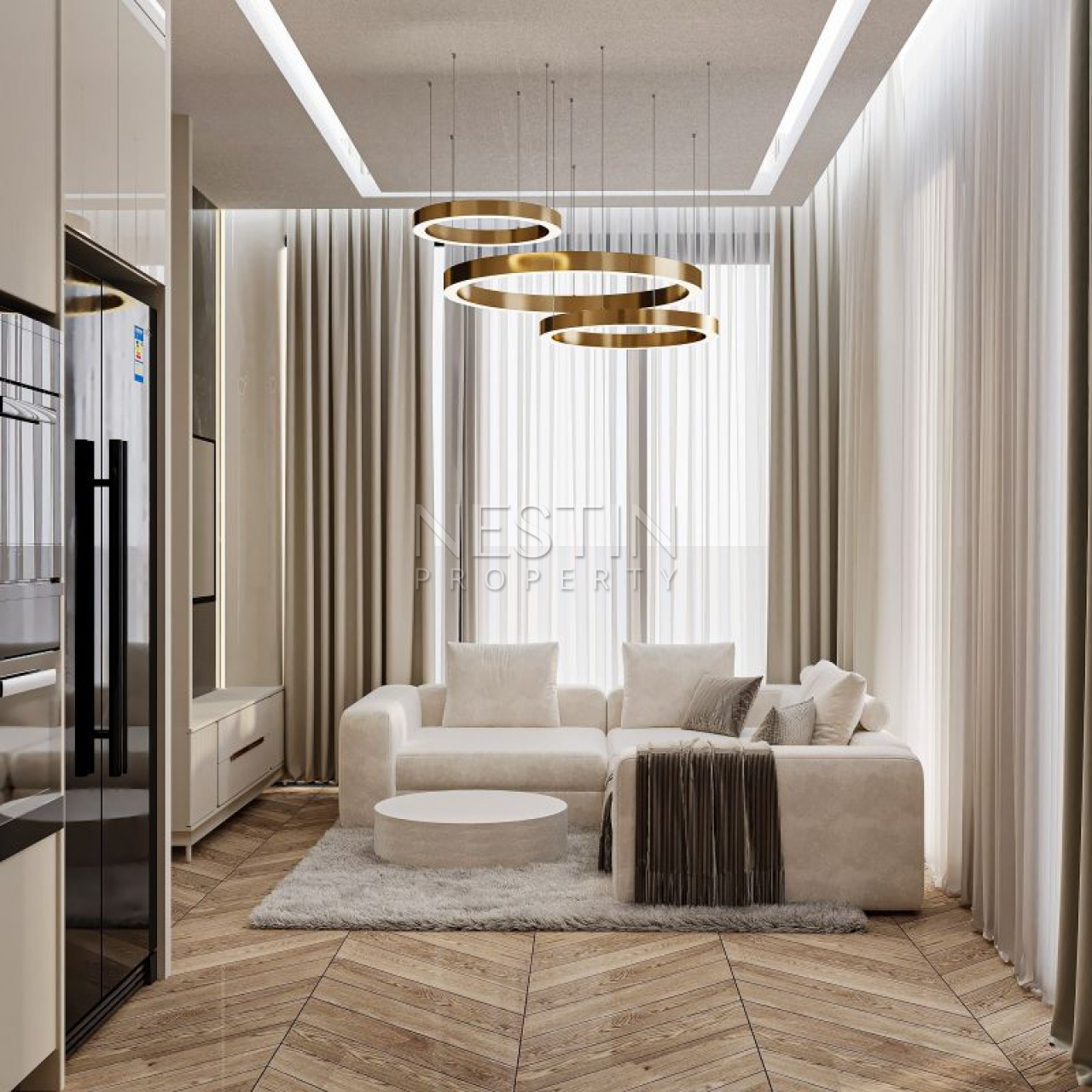 Hовый жилой комплекс на стадии строительства в городе Алания, в районе Кестель в 250 м от Средиземного моря. фото 26