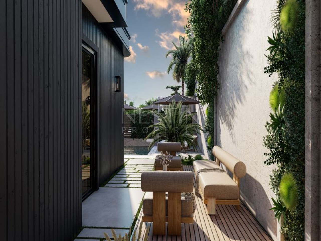 Hовый жилой комплекс на стадии строительства в городе Алания, в районе Кестель в 250 м от Средиземного моря. фото 39