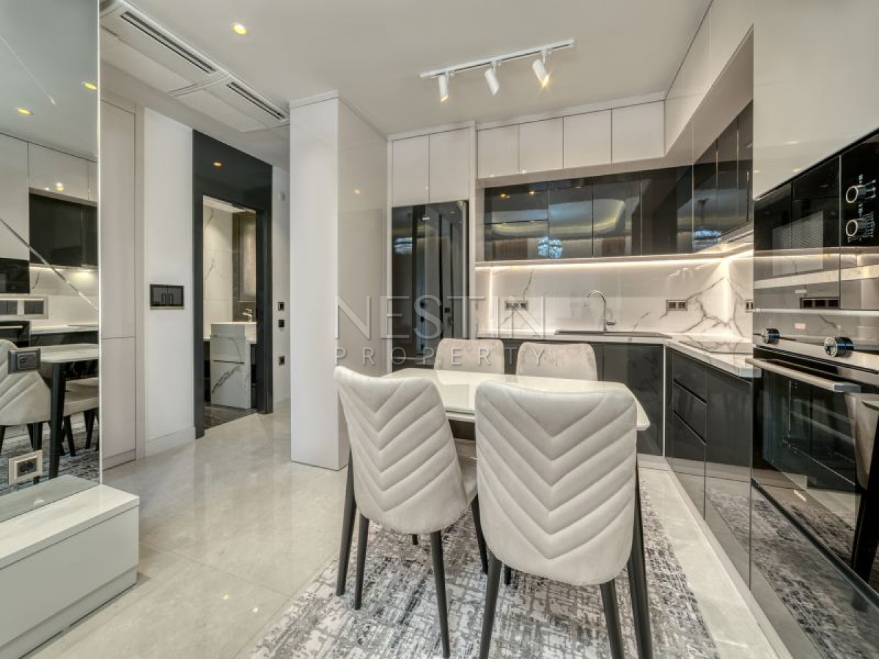 Новый проект на стадии строительства в районе Оба в 300 м от моря фото 12