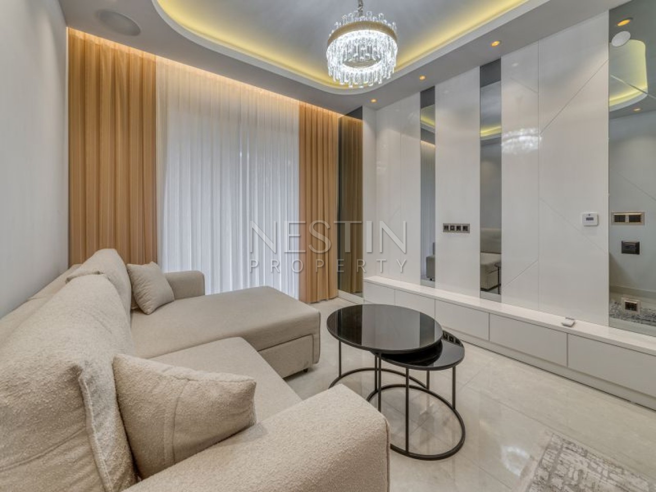 Новый проект на стадии строительства в районе Оба в 300 м от моря фото 15