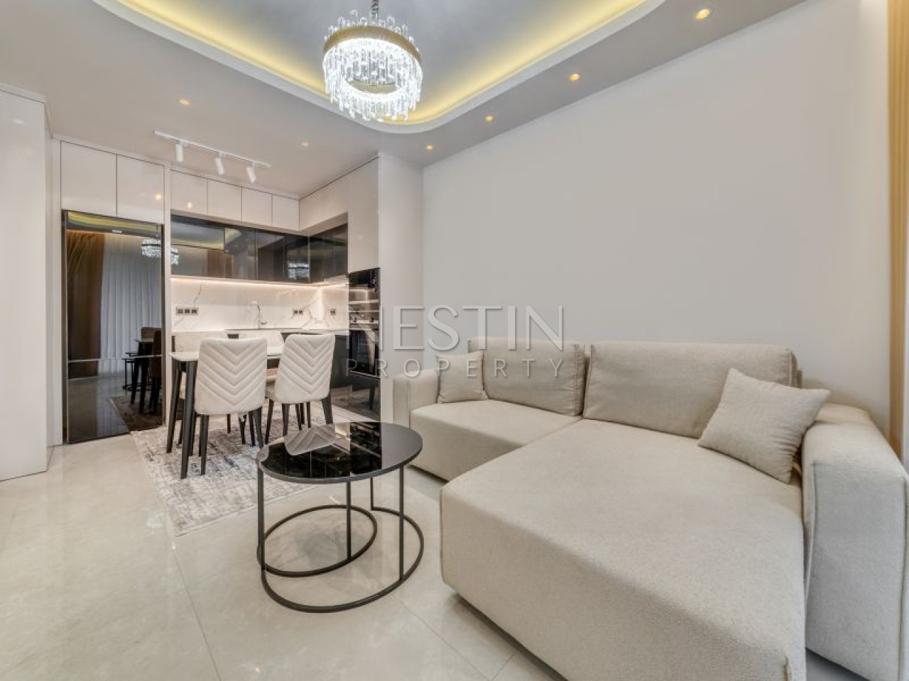 Новый проект на стадии строительства в районе Оба в 300 м от моря фото 17