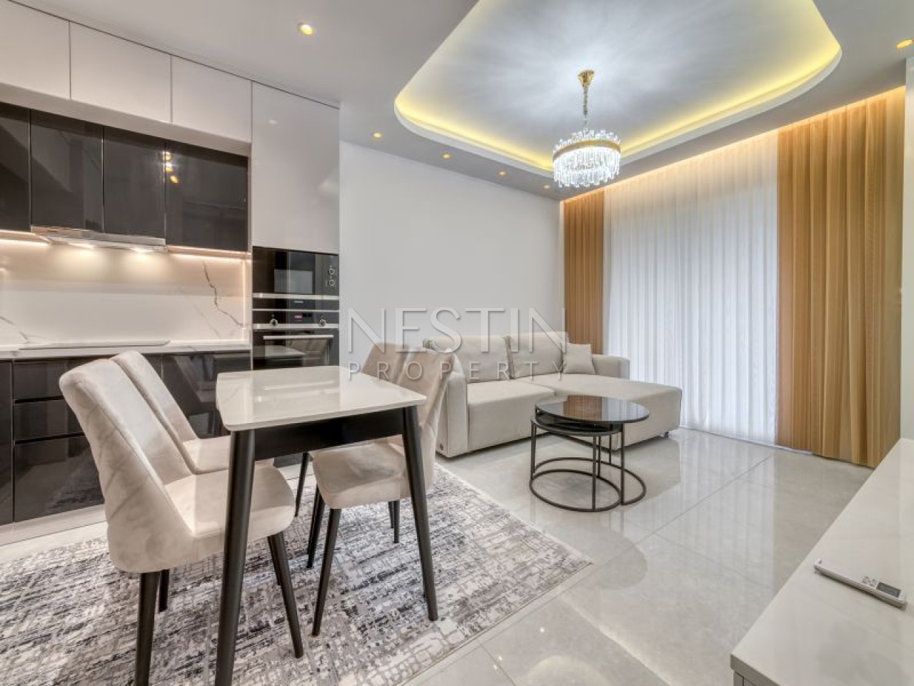 Новый проект на стадии строительства в районе Оба в 300 м от моря фото 18