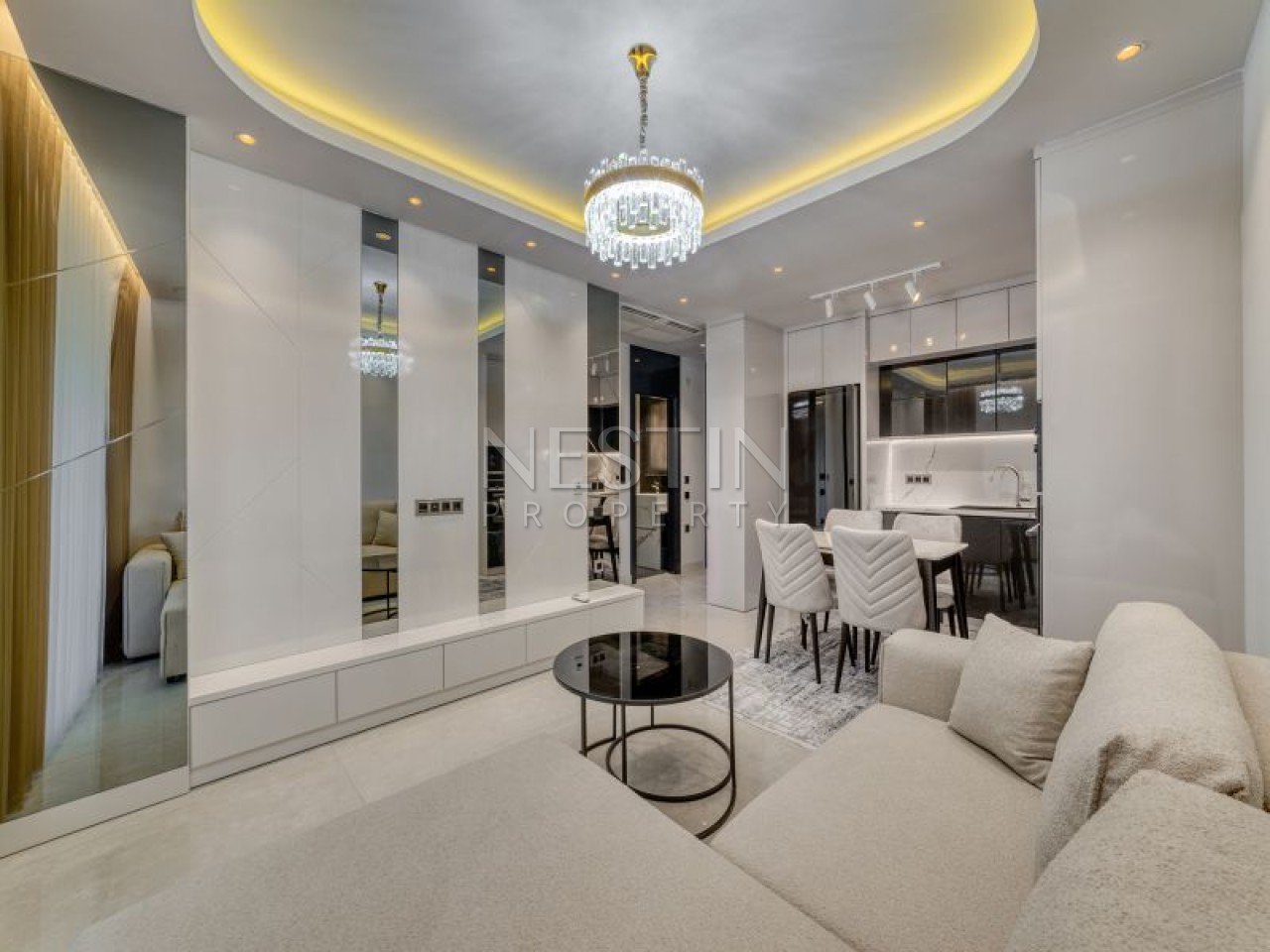 Новый проект на стадии строительства в районе Оба в 300 м от моря фото 19