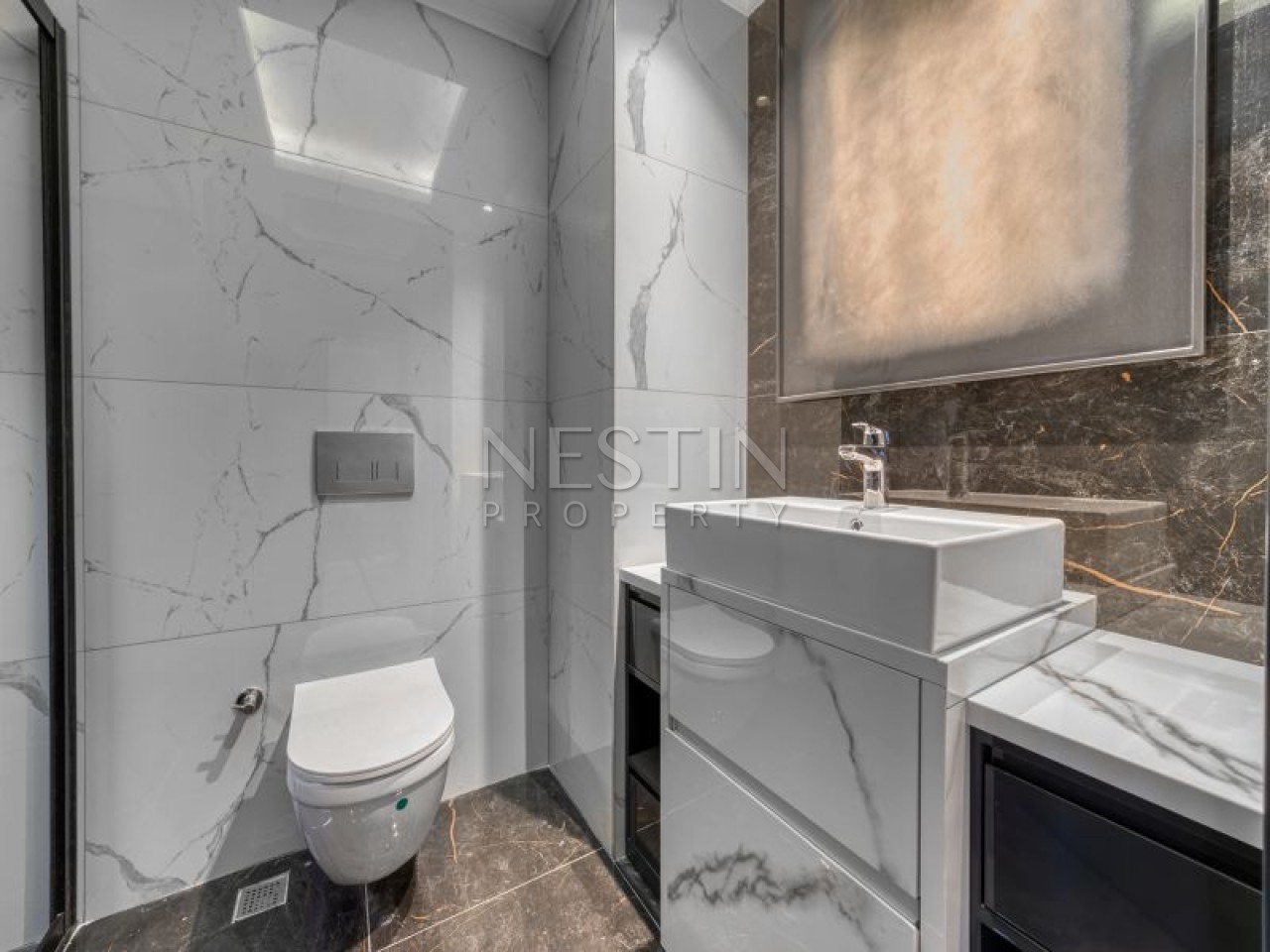 Новый проект на стадии строительства в районе Оба в 300 м от моря фото 24