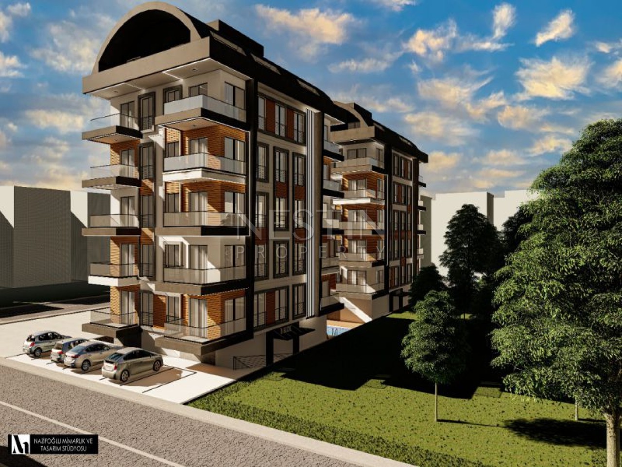 Новый жилой комплекс на стадии строительства в районе Махмутлар в 600 м от Средиземного моря фото 9