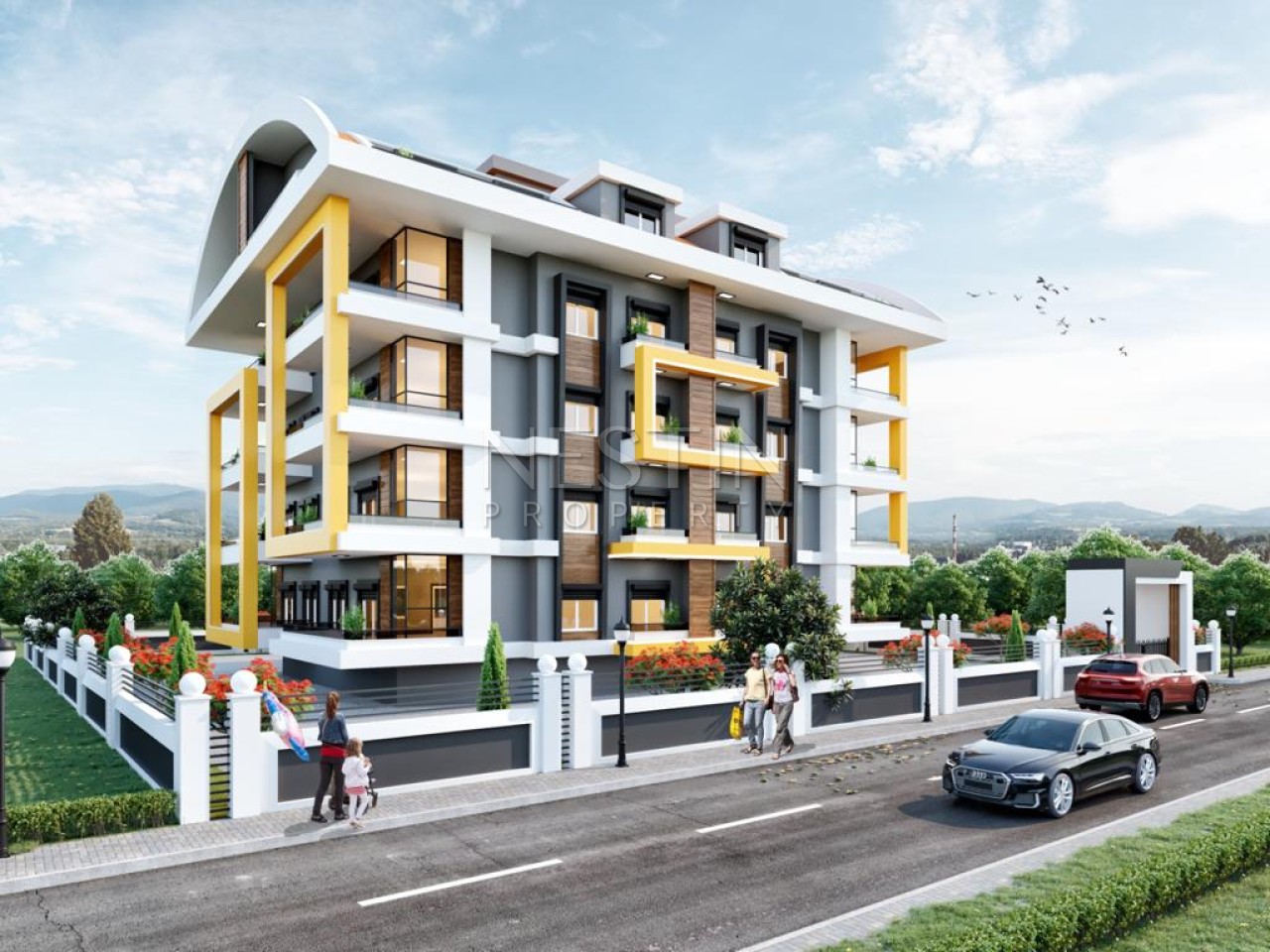 Новый жилой комплекс в районе Паяллар в 1400 м от Средиземного моря фото 5