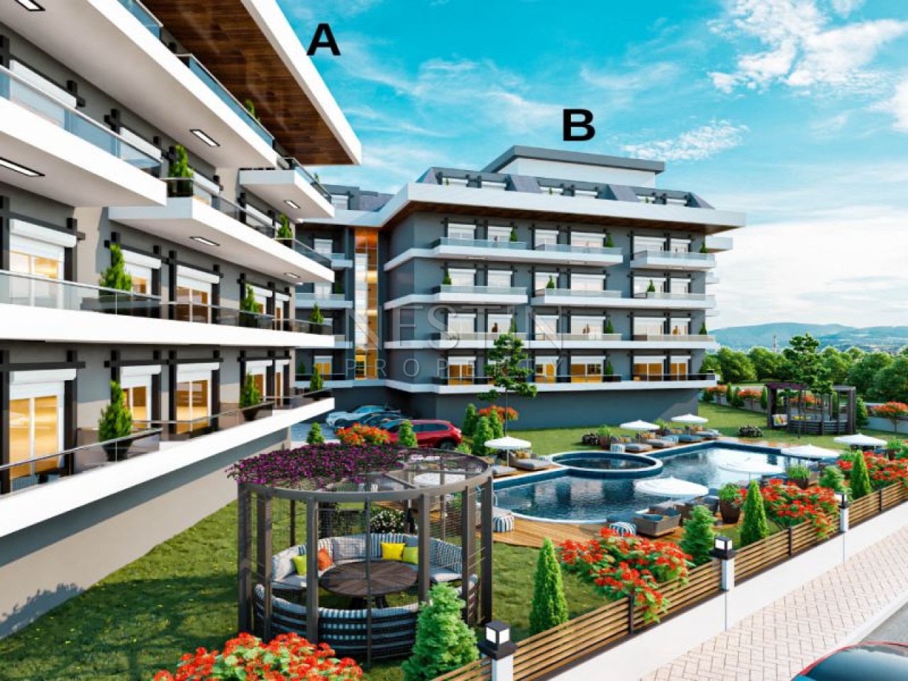 Новый жилой дом на стадии строительства в районе Паяллар в 2800 м от Средиземного моря фото 2