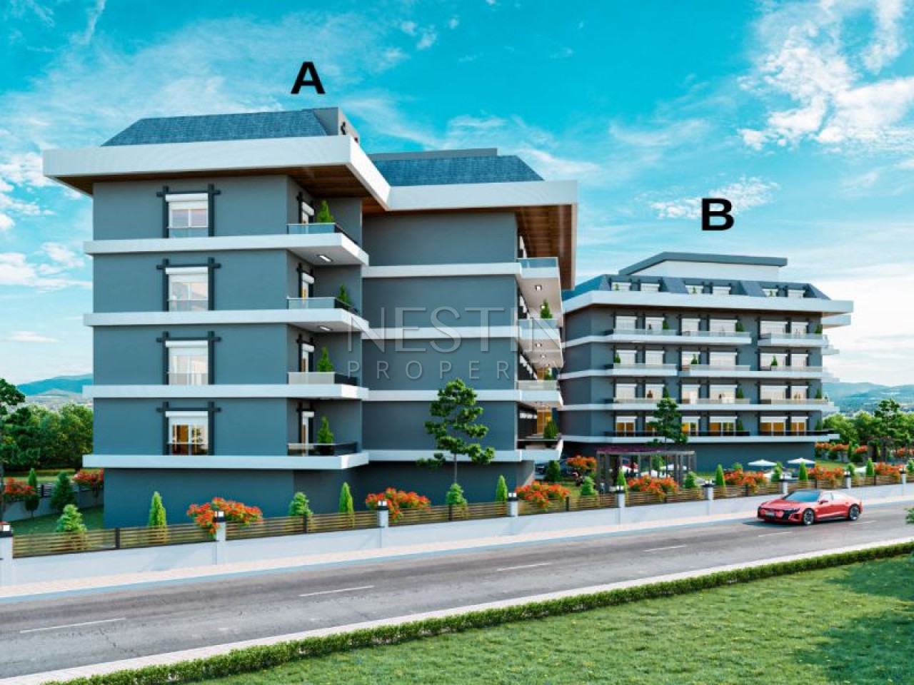 Новый жилой дом на стадии строительства в районе Паяллар в 2800 м от Средиземного моря фото 4