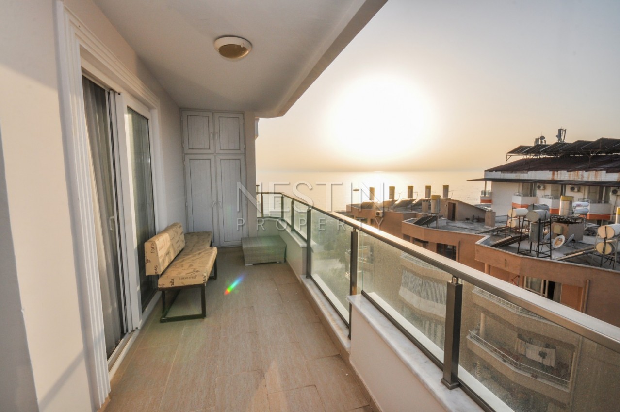 Меблированная квартира 2+1 на первой линии с видом на море в Махмутларе фото 25