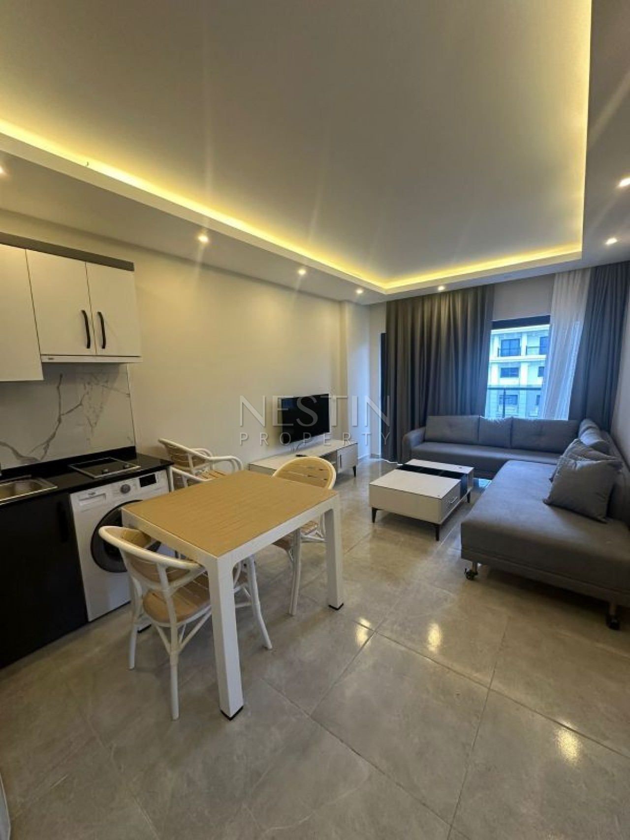 Квартира 1+1 в районе Каргыджак в 50 м от Средиземного моря фото 4