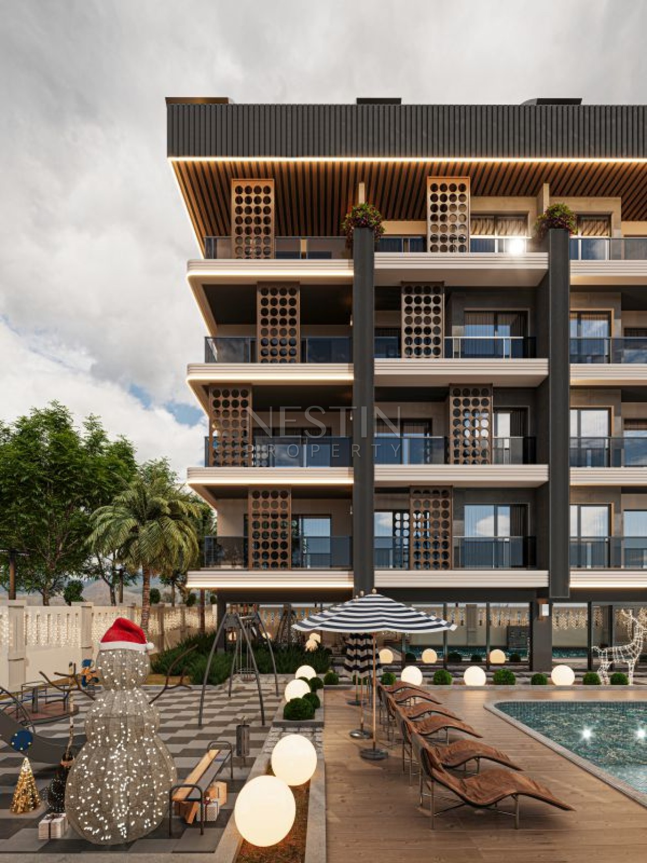 Hовый жилой комплекс в районе Оба, в 2600 м от Средиземного моря фото 3