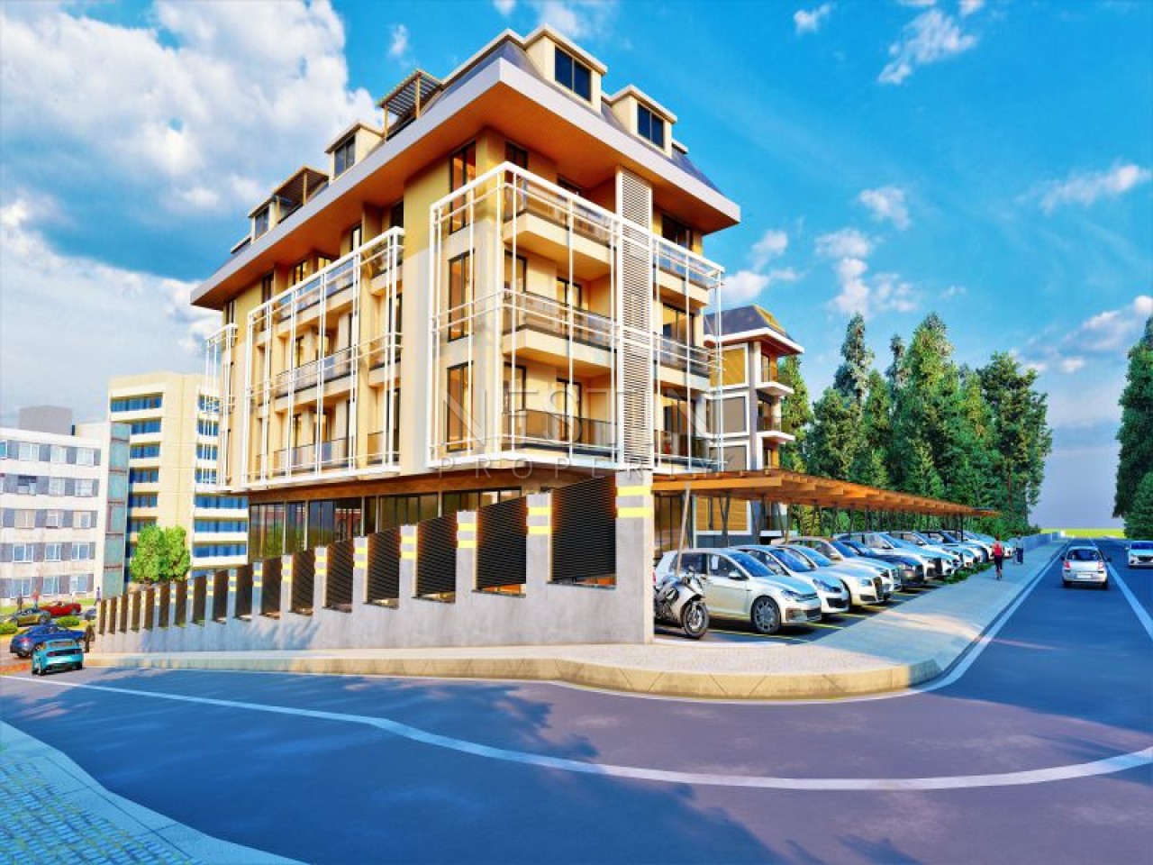 Стильный проект нового жилого комплекса в центре города Аланья фото 5