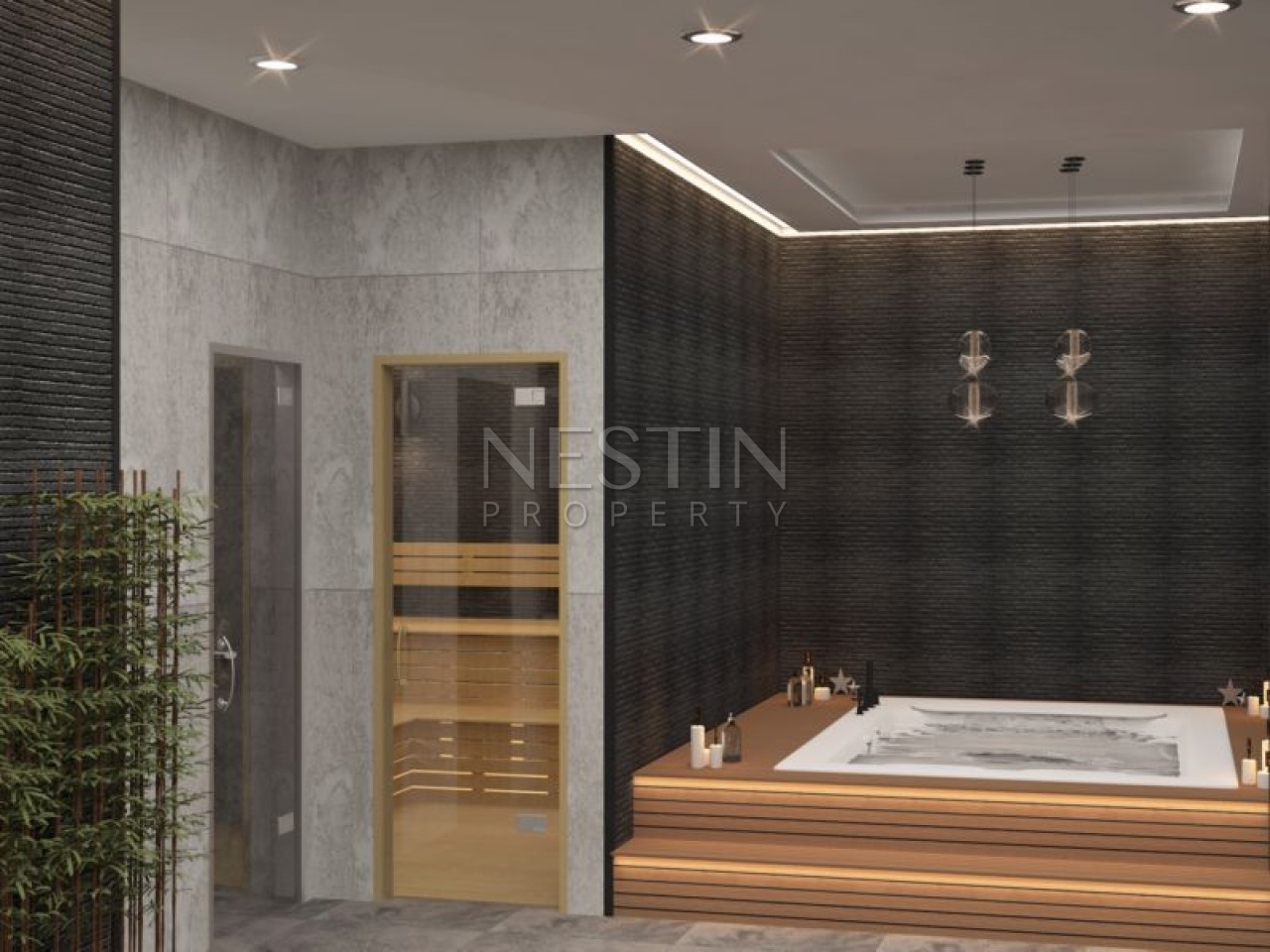 Стильный проект нового жилого комплекса в центре города Аланья фото 47