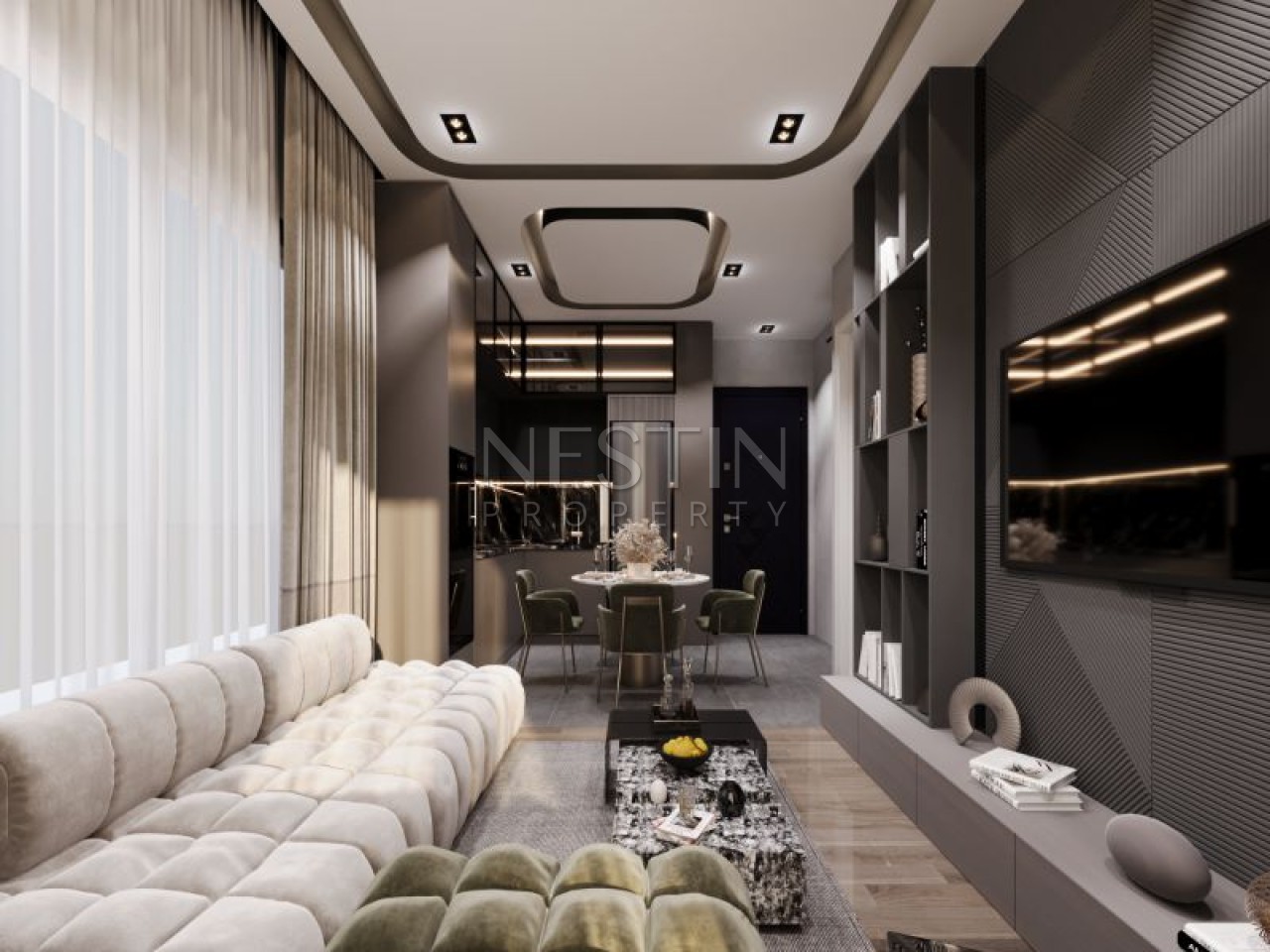 Новый жилой комплекс на стадии строительства в районе Обa фото 4