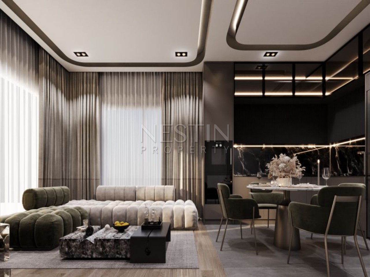 Новый жилой комплекс на стадии строительства в районе Обa фото 5